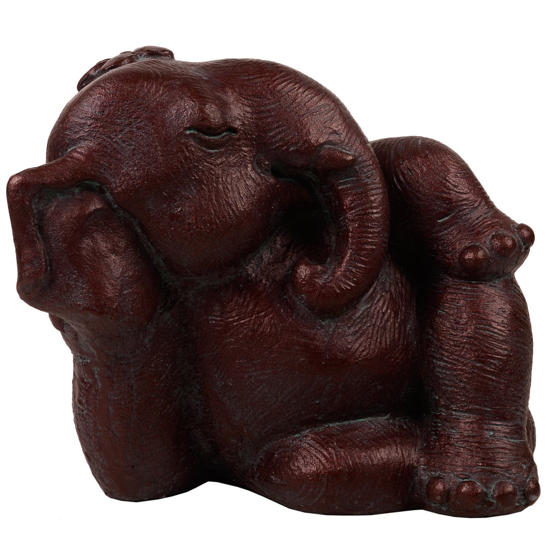 Bronze Relaxing Elephant