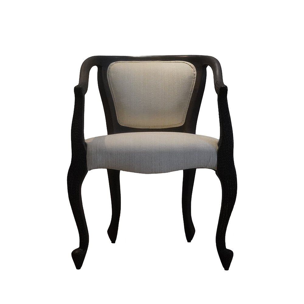 Chiselled Pattern Chair - Teak Wood
