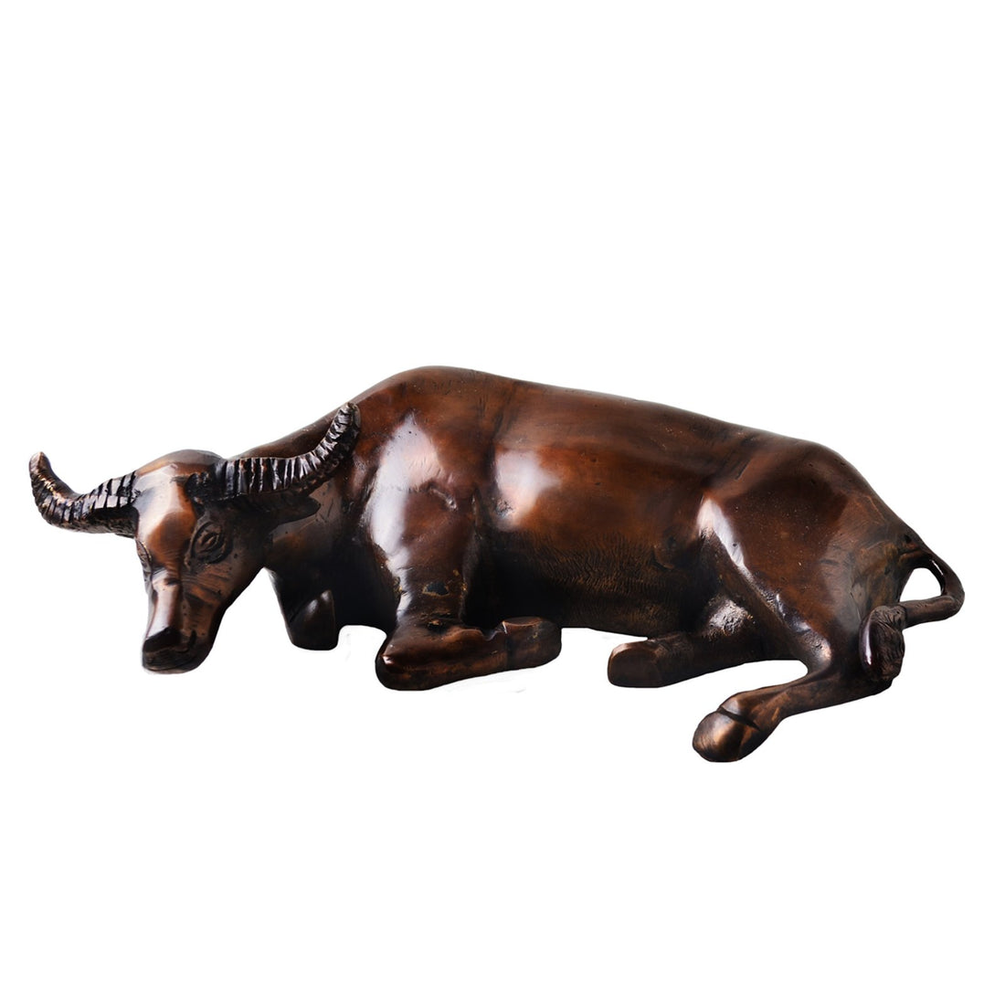 Sitting Buffalo - Brass