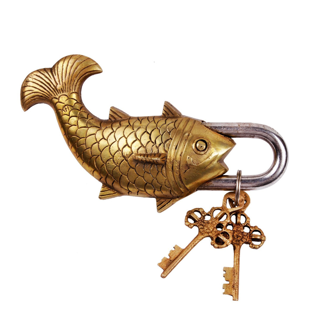 Matsya - Lock in Brass