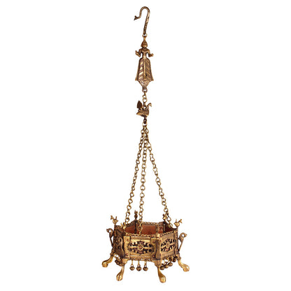 Hanging Pot - Brass