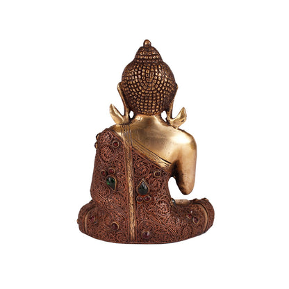 Buddha - Small in Brass And Copper