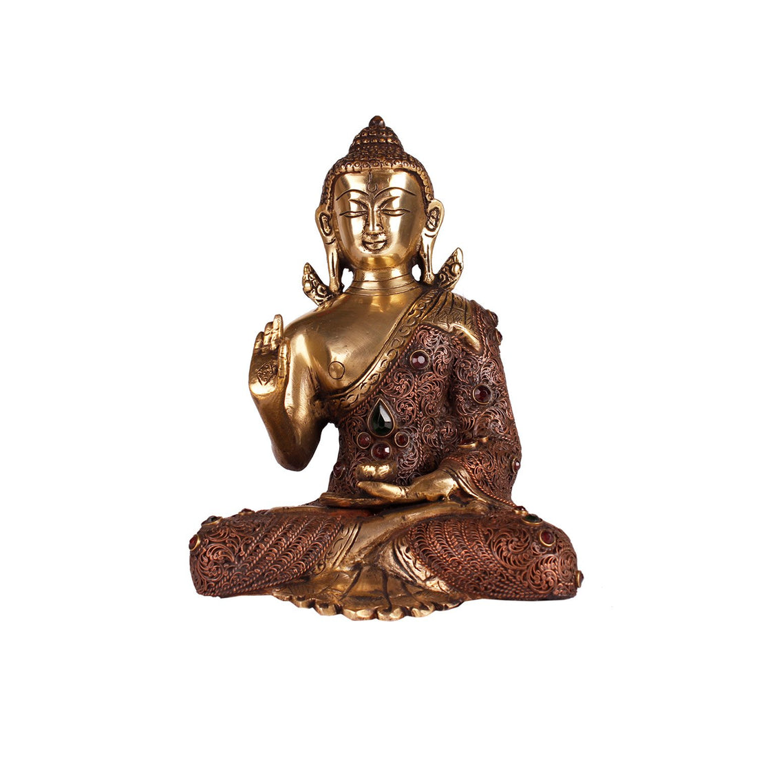 Buddha - Small in Brass And Copper