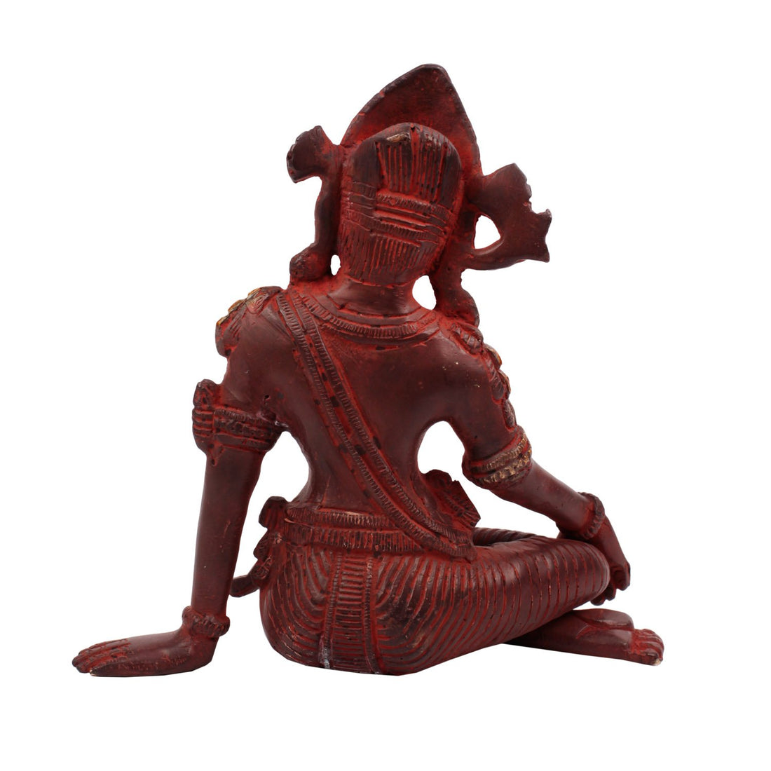 Indra -  Small Red in Brass