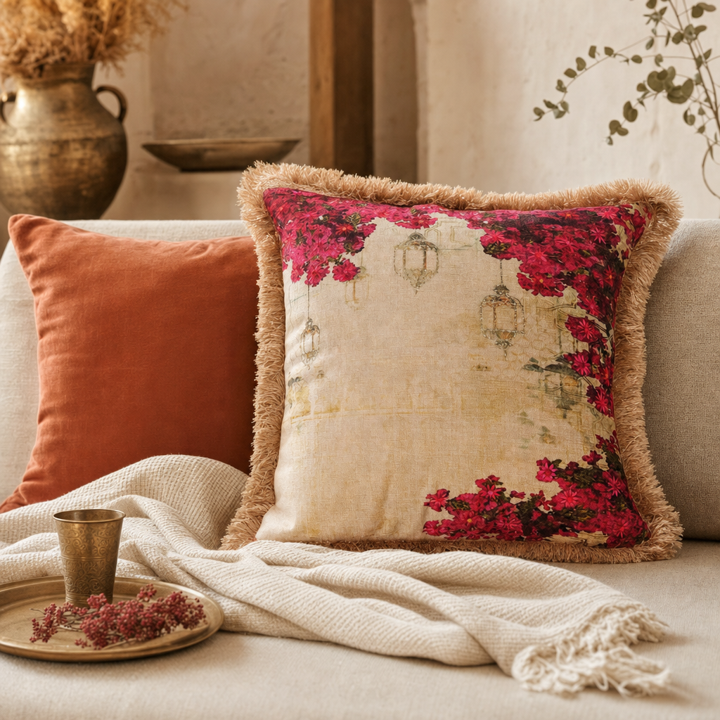 Vintage Flower Cushion
