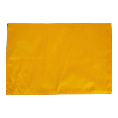 Odyssey Table Mats - Yellow in Silk Blend 12&