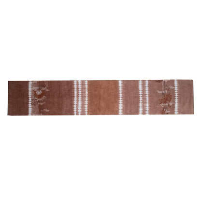 Shibori Runner  In Reflections - Rust