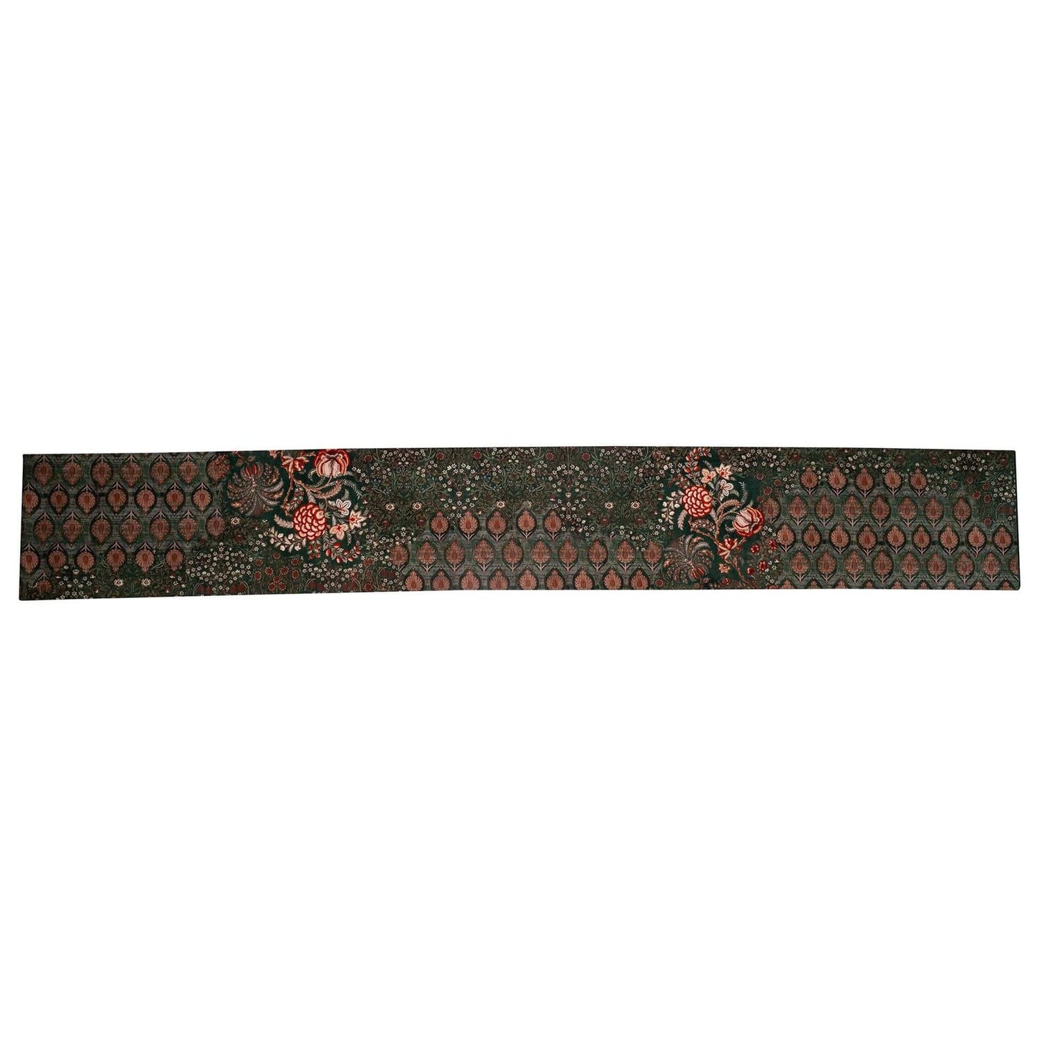 Odyssey Table Runner - Green in Silk Blend 90&