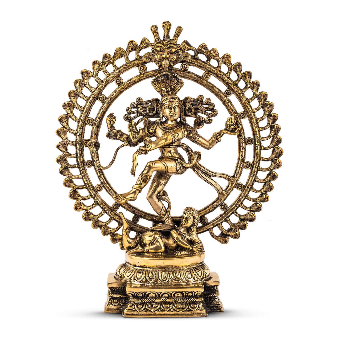 Natraj Snake Ring - Brass