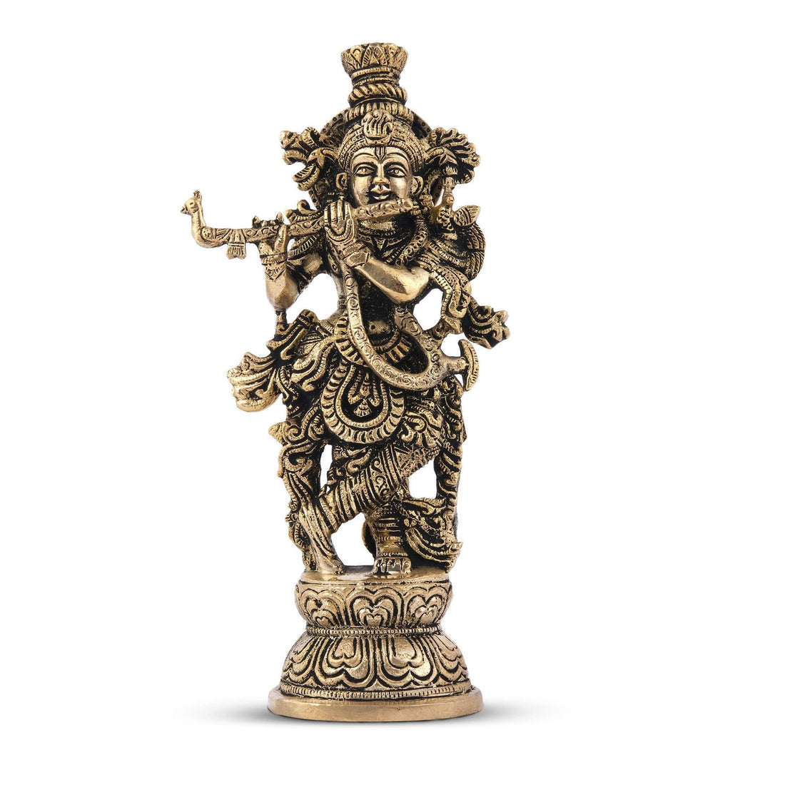 Krishna South Idol - Brass
