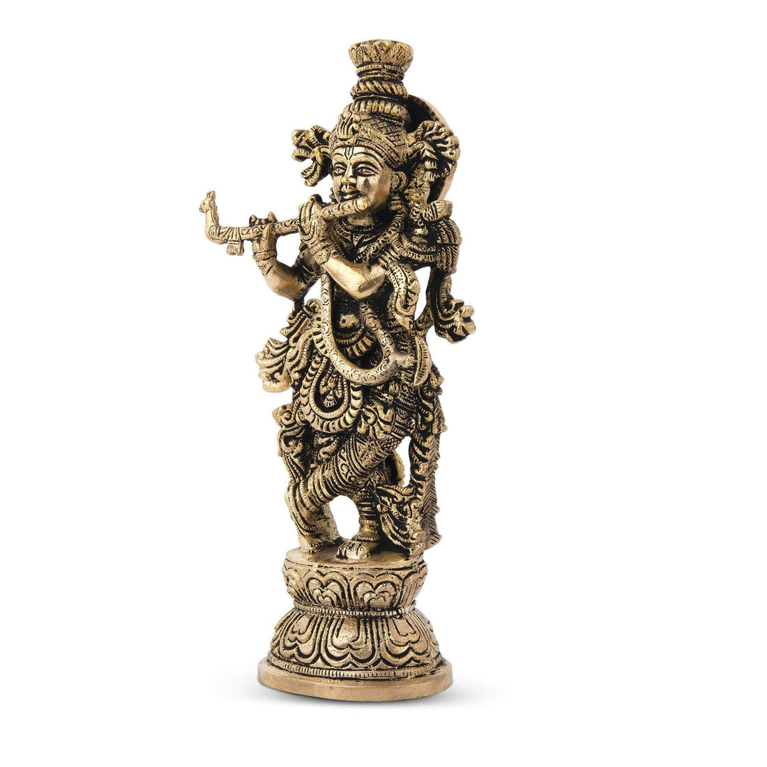 Krishna South Idol - Brass