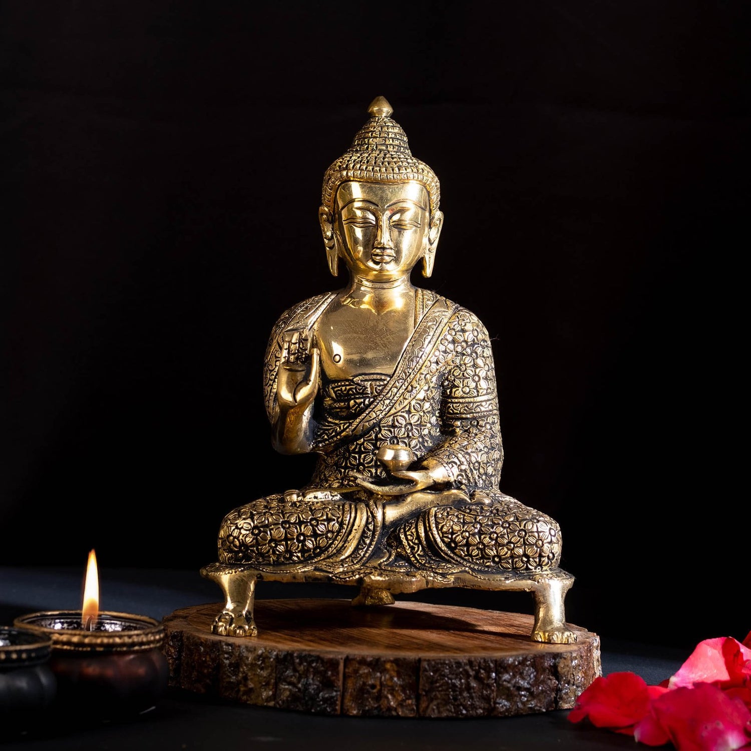 Buddha On Three Leg Base - Small