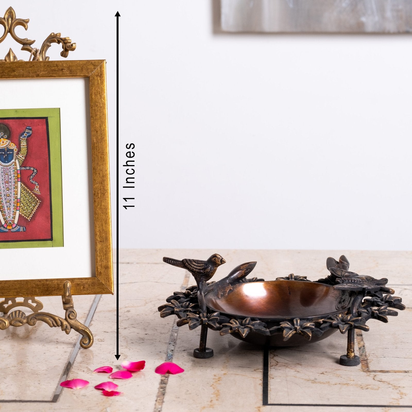 Flower Bird Bath - Small