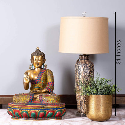Mosaic Buddha Sitting - Large