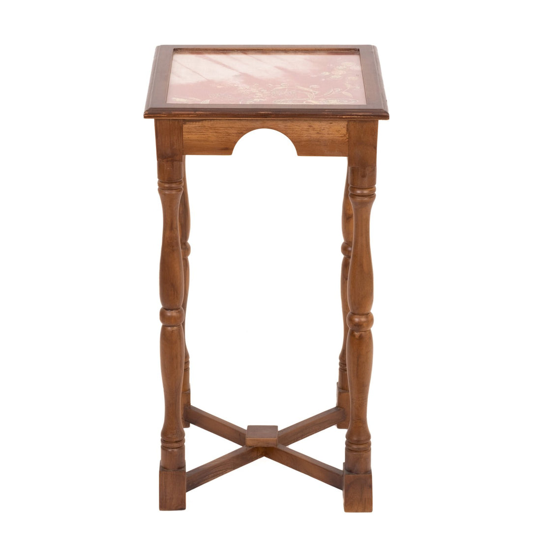 Shibori - Side Table in Teak Wood