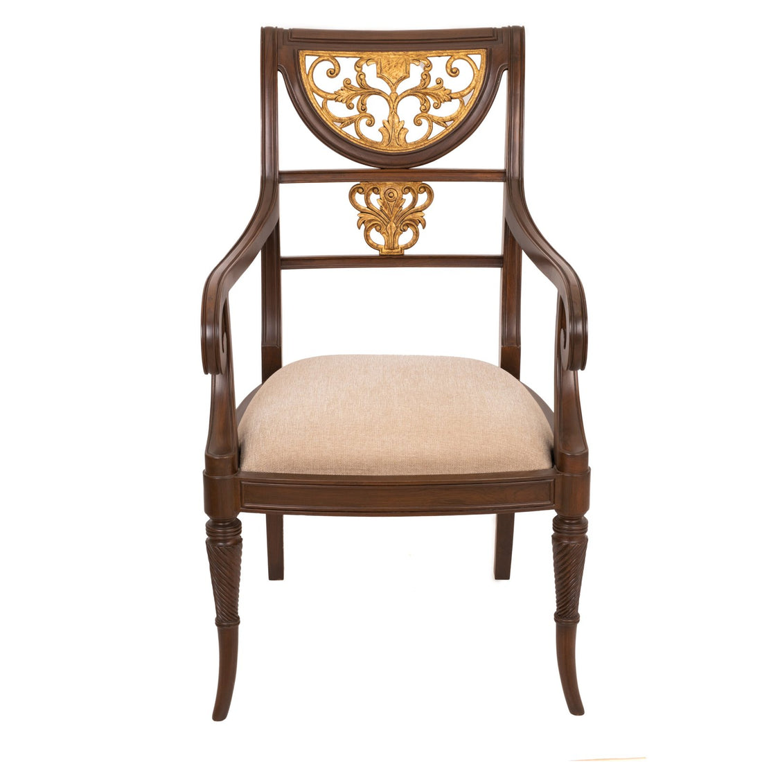 Half moon chair design