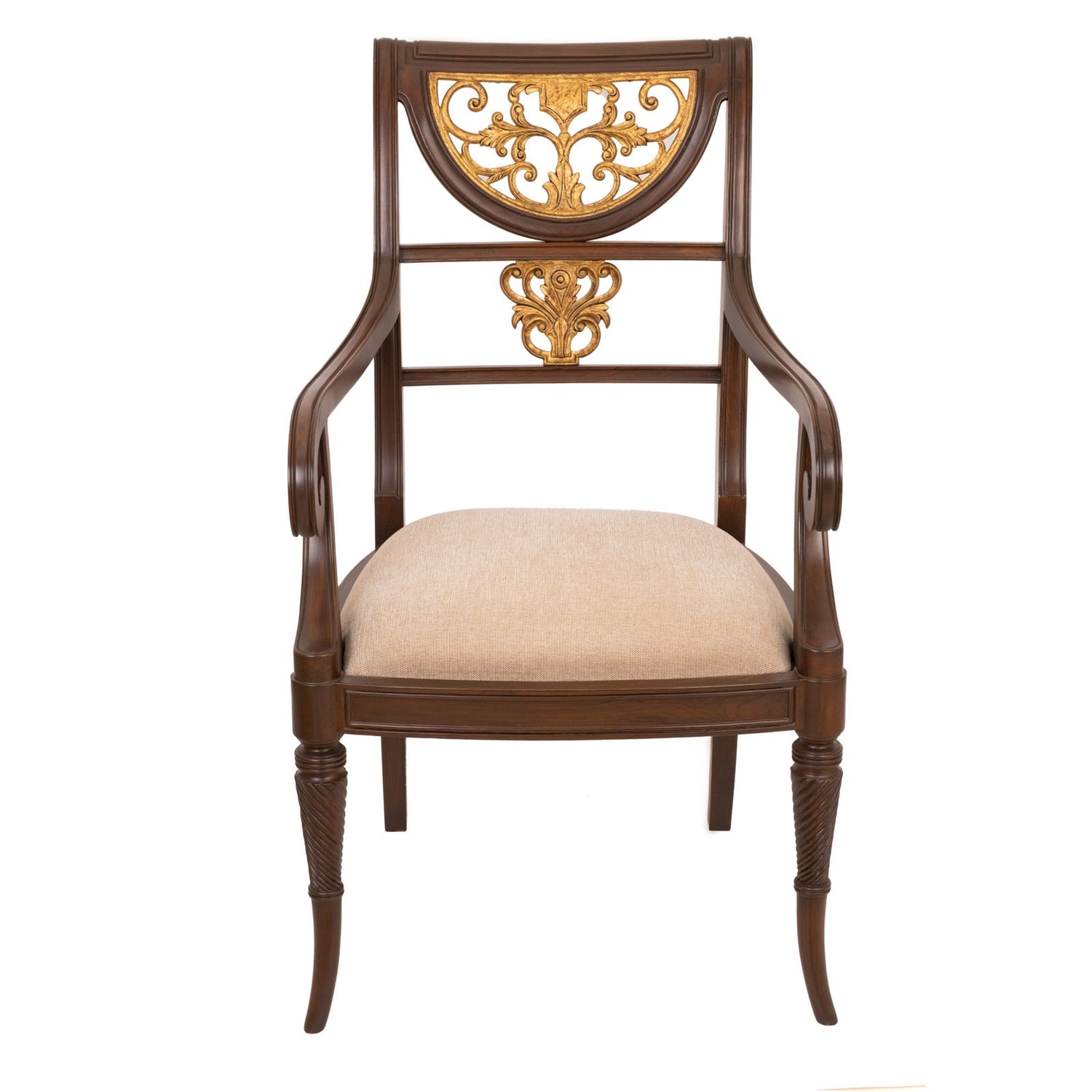 Half moon chair design
