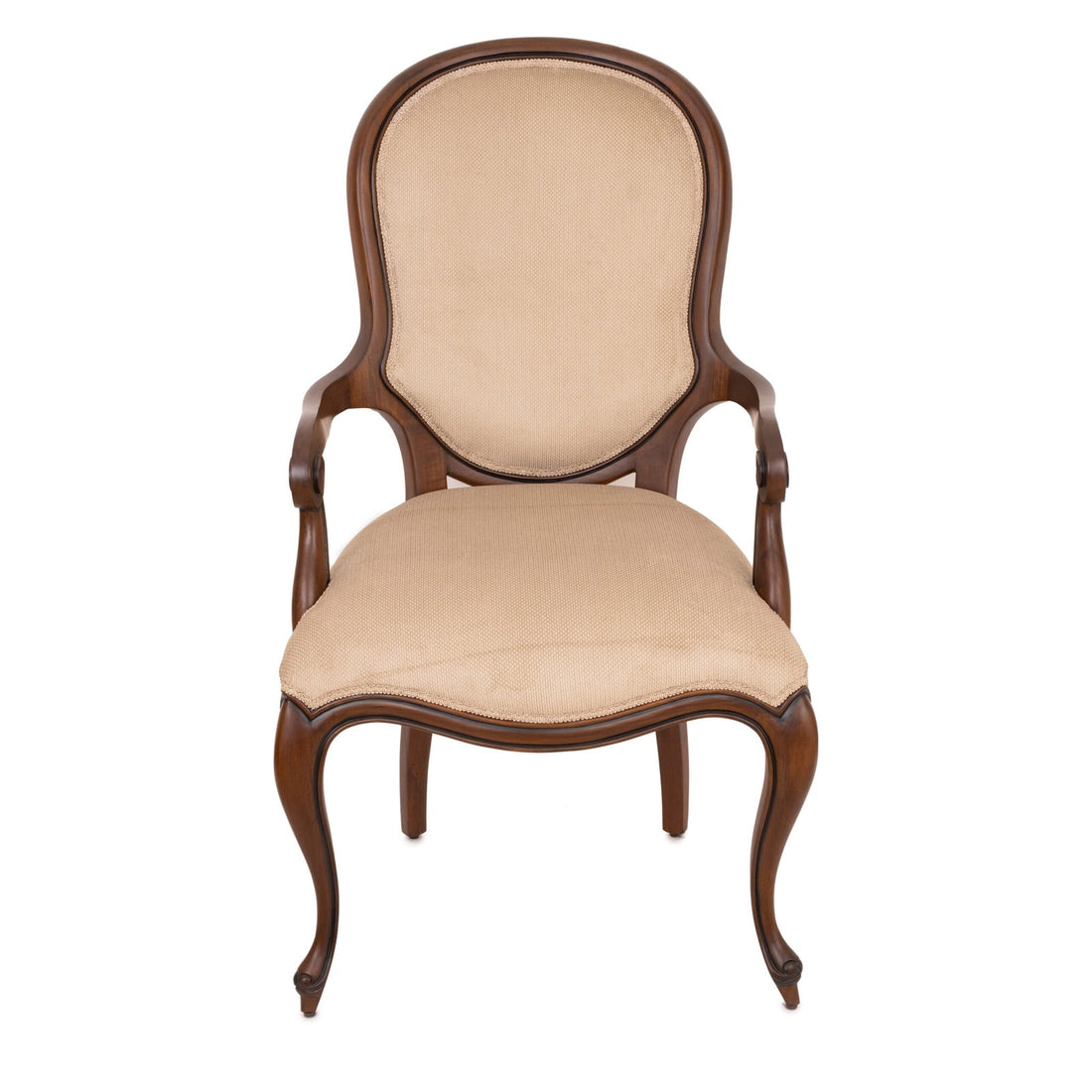 Oval back chair