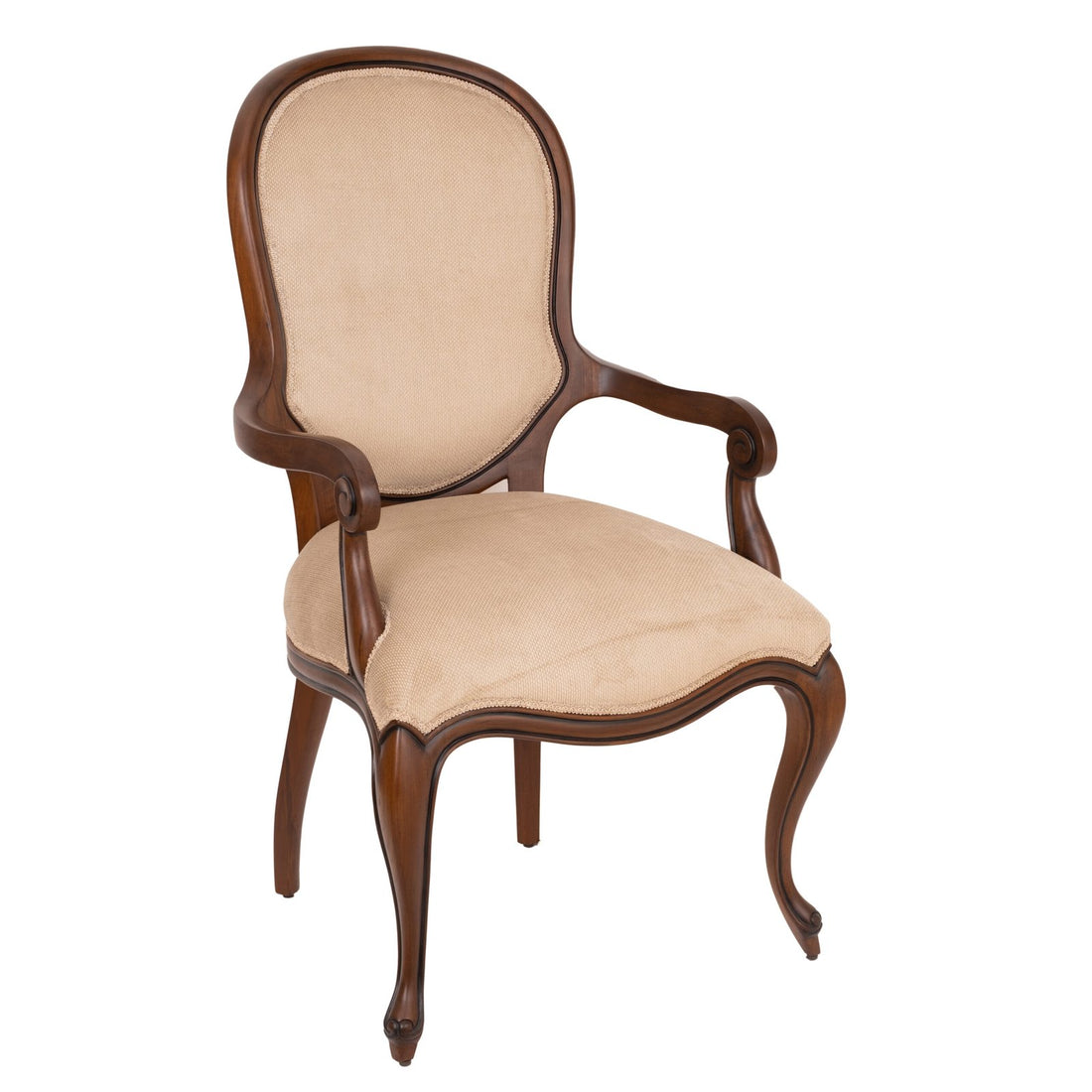 Oval back chair