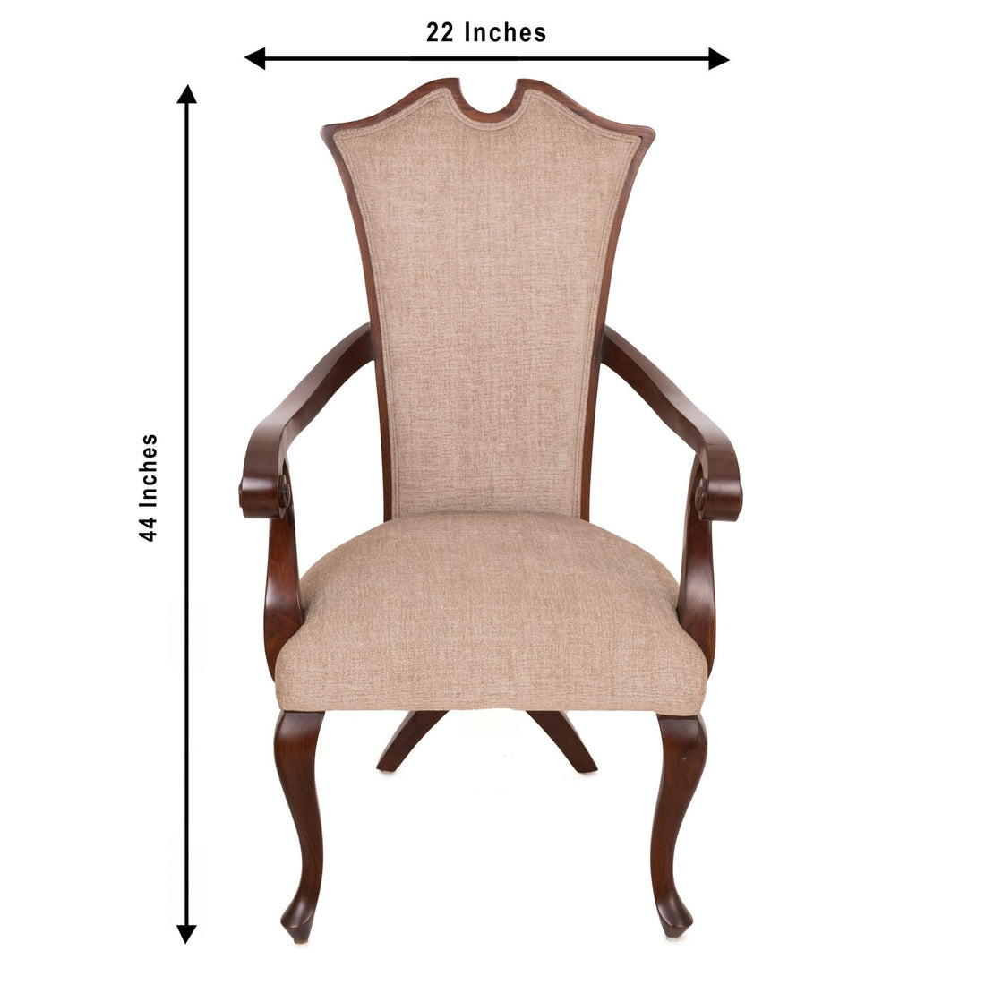 Cross back chair