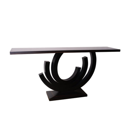 Ebony macasser console