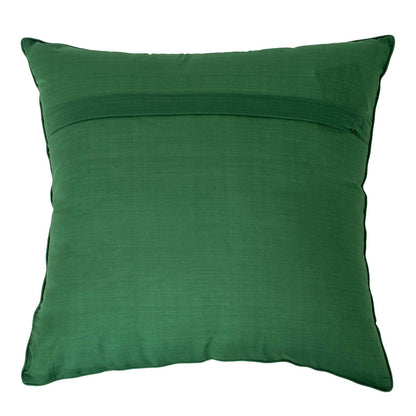Odyssey Cushion Cover  - Green in Silk Blend 20 &