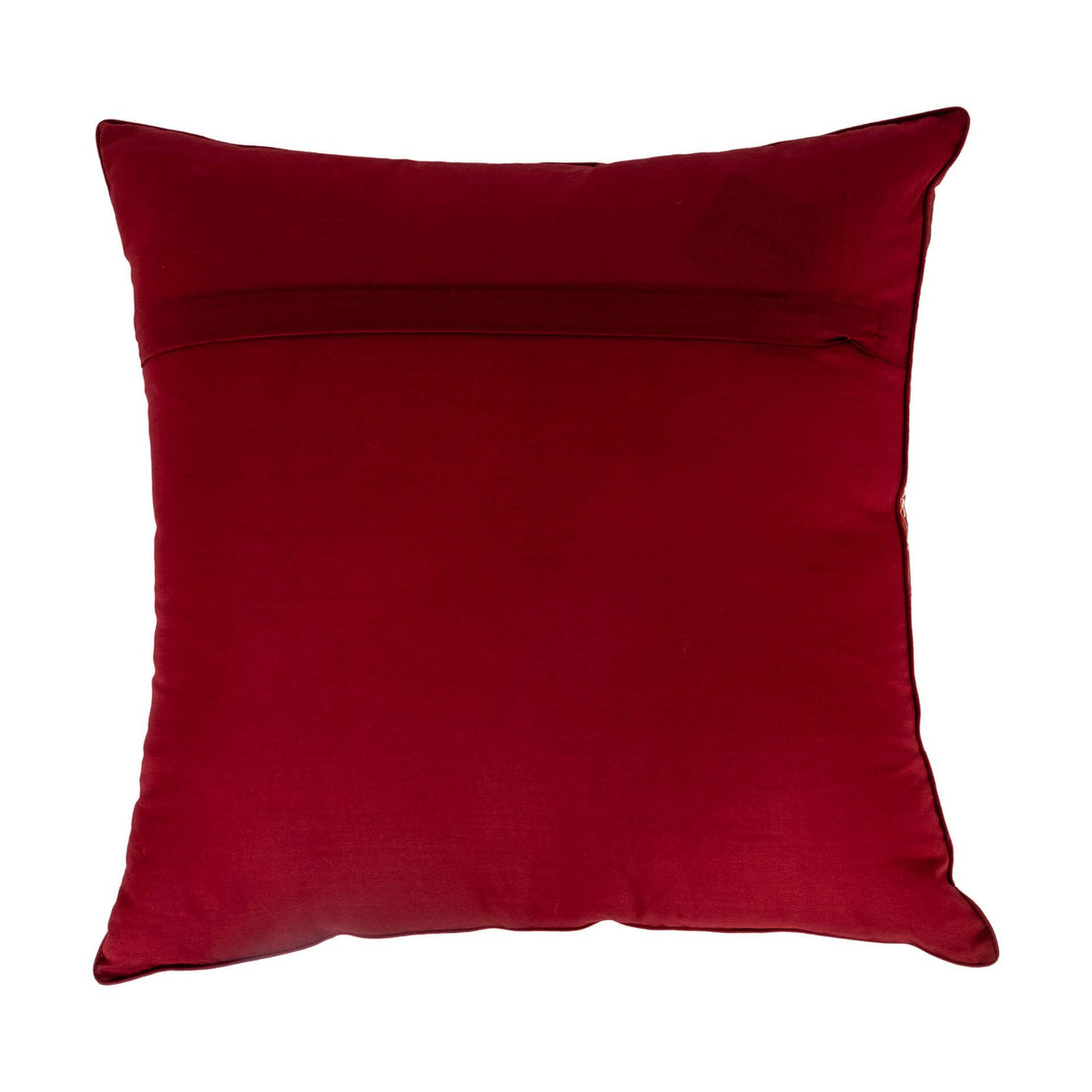 Odyssey Cushion Cover - Red in Silk Blend 20&