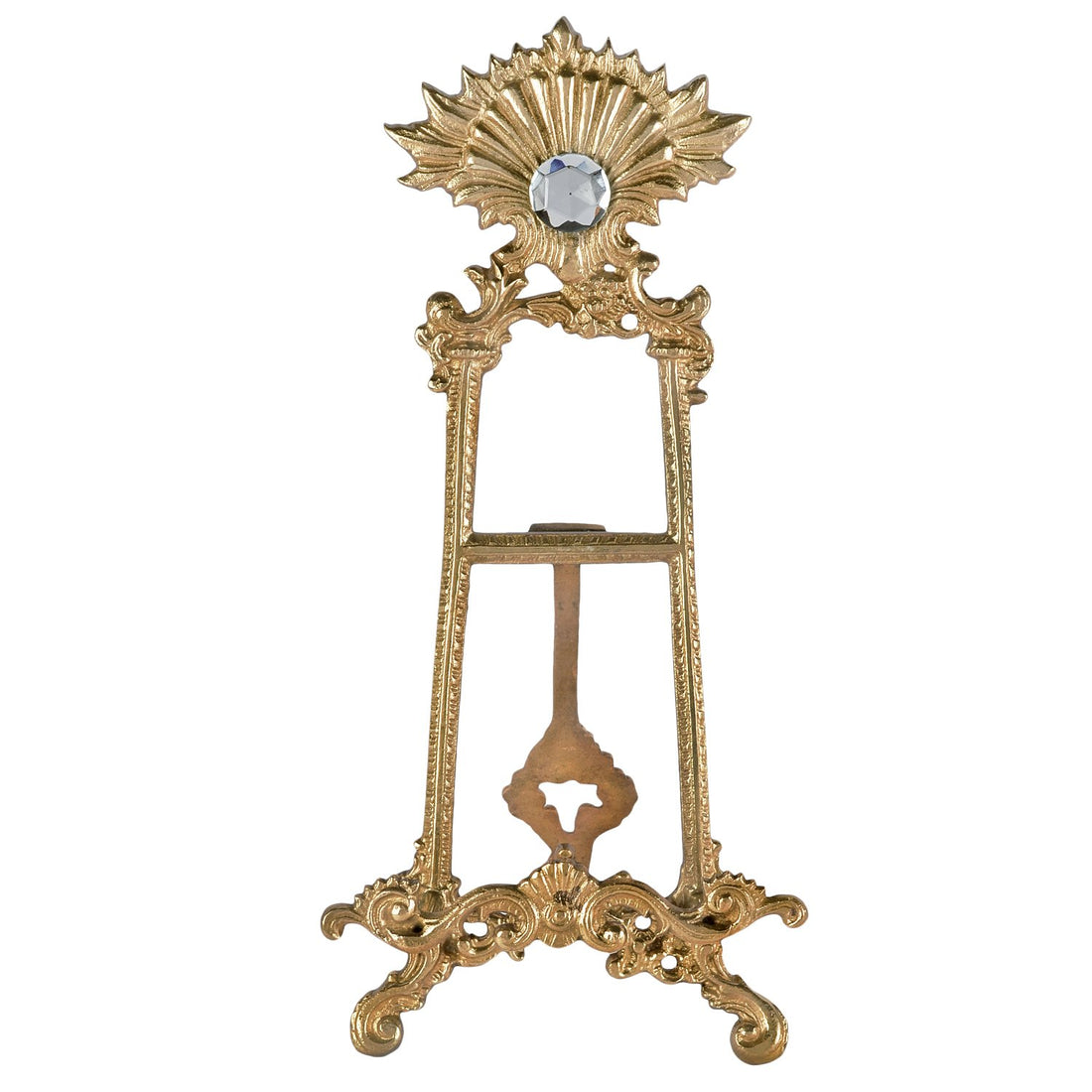 Sunburst Easel - Large in Brass