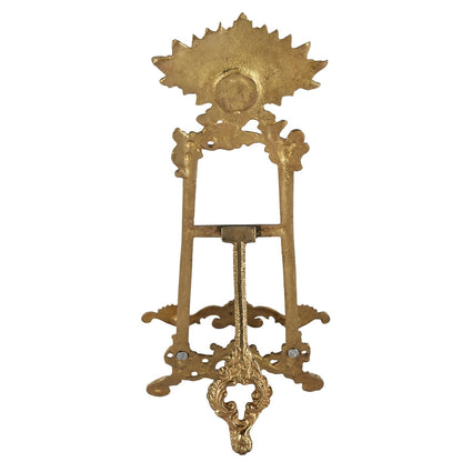 Sunburst Easel - Large in Brass