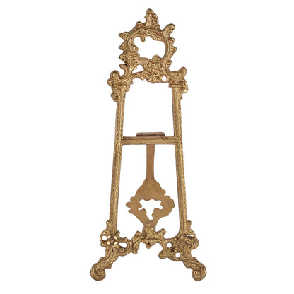 Floral Easel -  Medium in Brass