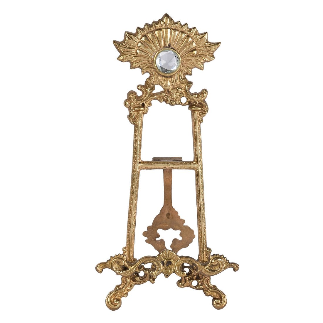 Sunburst Easel - Medium in Brass