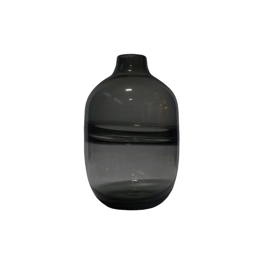 Forest Night Vase - Large Black in Glass
