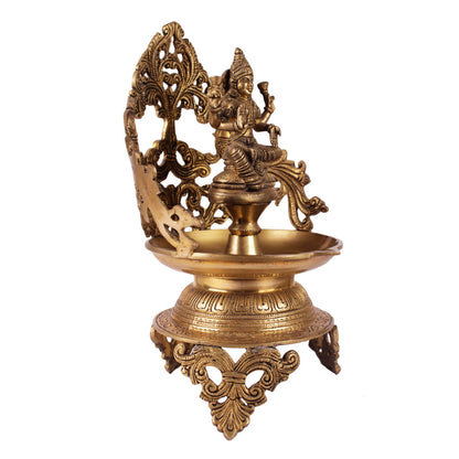 Lakshmi Sparrow Urli - Brass