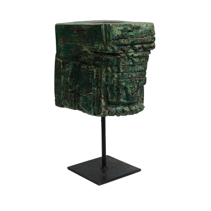 Nalanda Carved  Candle Stand