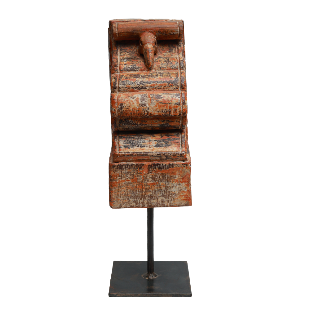 Nalanda Wooden Carving on Stand