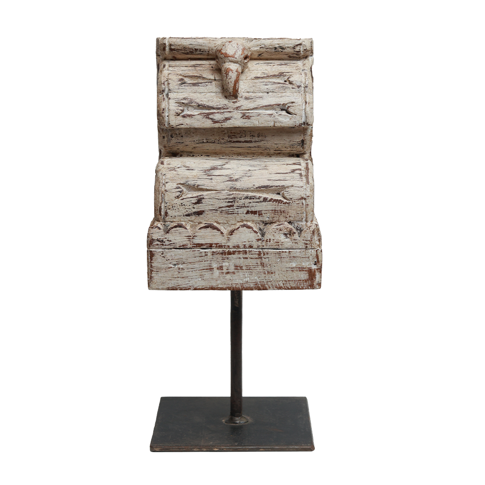 Nalanda Wooden Carving on Stand