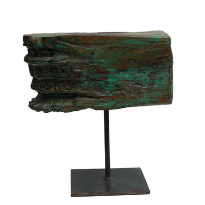Nalanda Wooden Carving on Stand