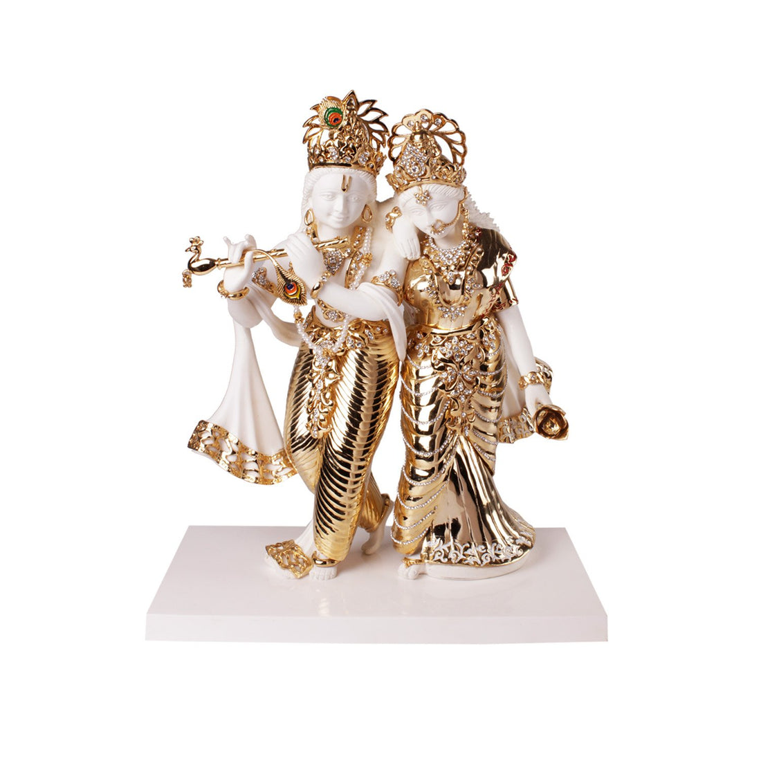 Gold Plated Kahna With Radha