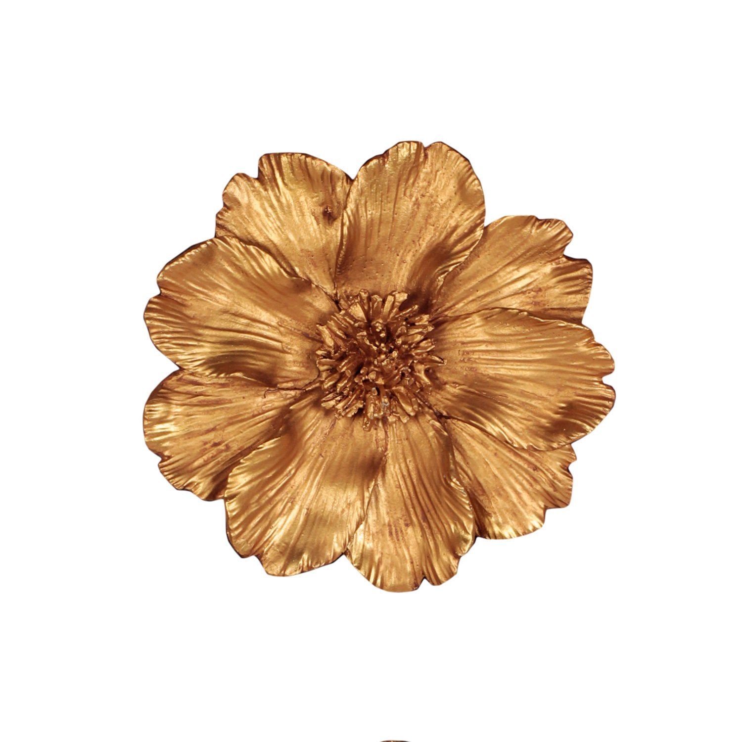 Manjali Flower Large - Golden