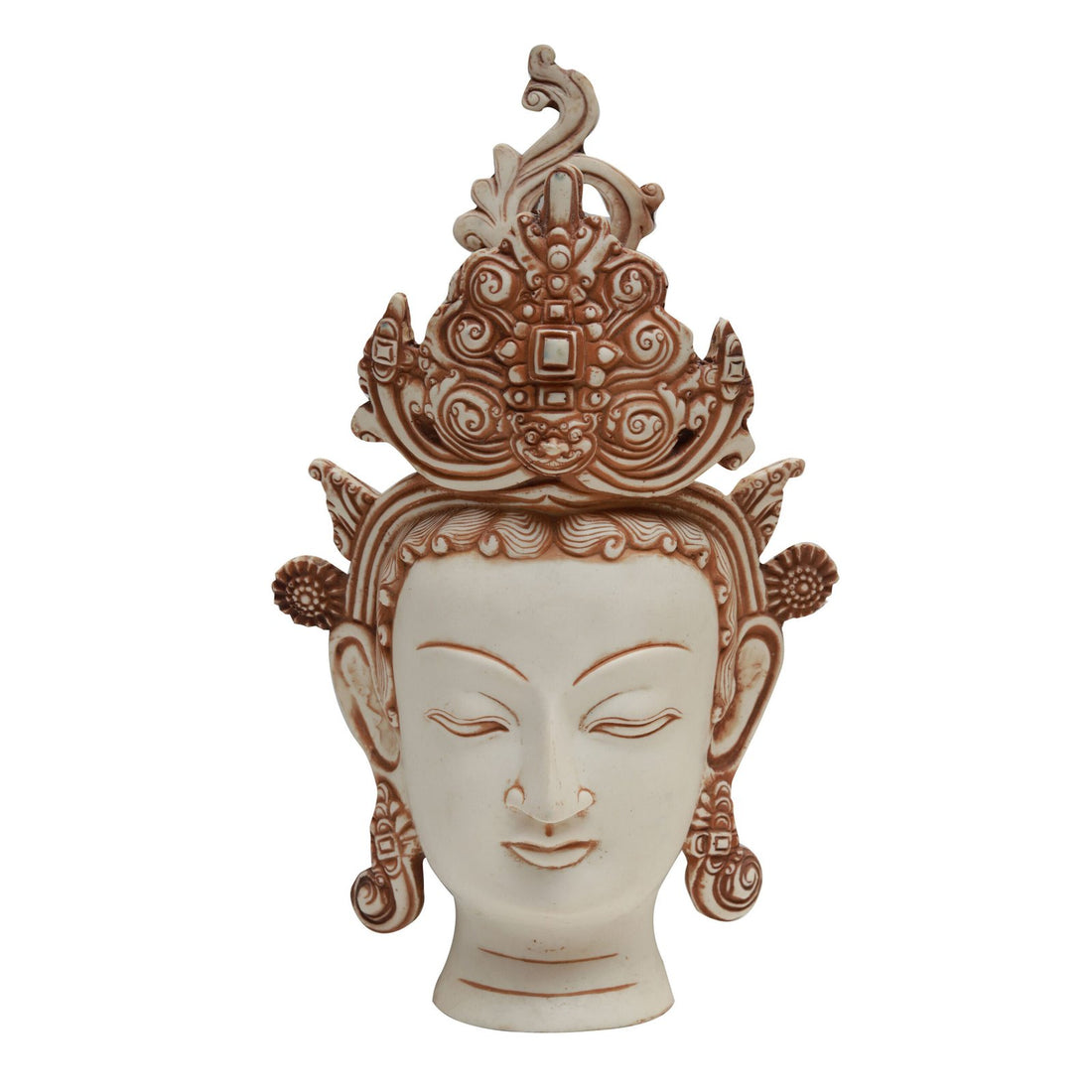 Tara Mask - Beige in Composite Marble