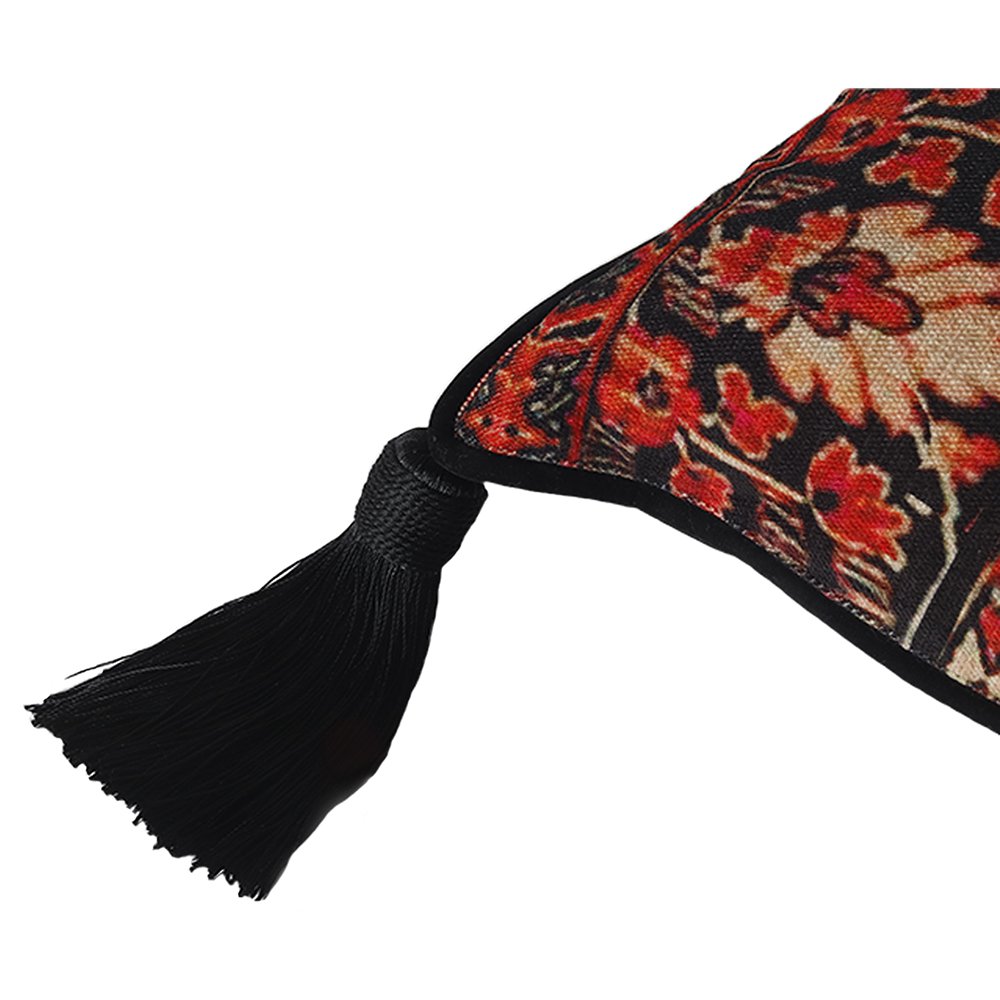 Kilim Floor Cushion Cover - Red in Shanil 36&