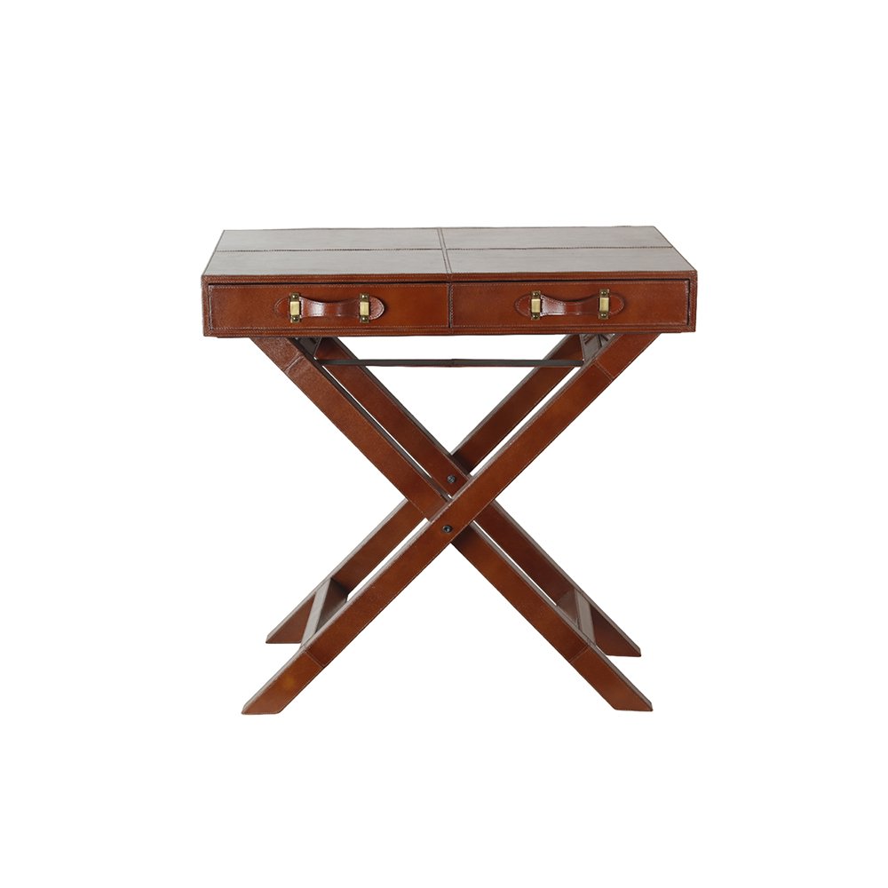 Leather Foldable Table