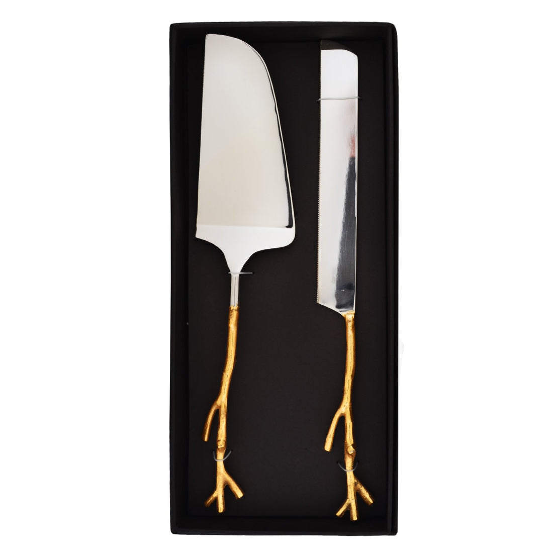 The Enchanted Forest – Cake Set Of Two in Metal