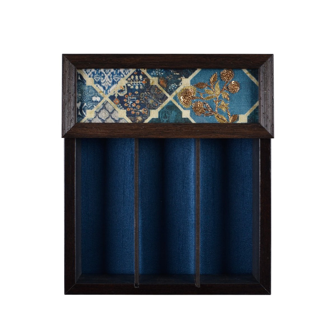 Odyssey Akar Cutlery Box Cover in Blue