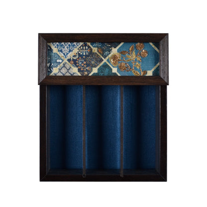 Odyssey Akar Cutlery Box Cover in Blue