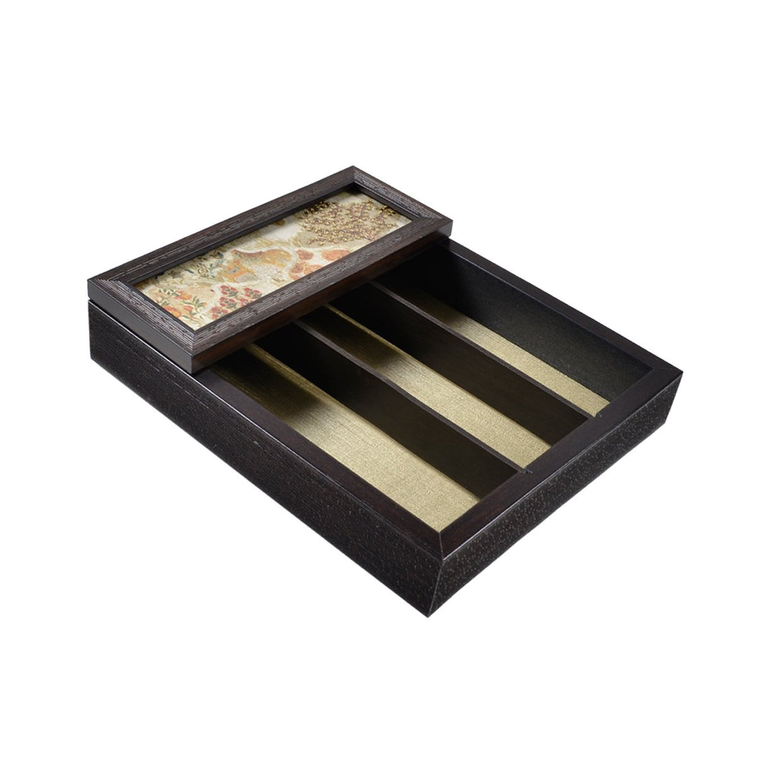 Odyssey Jharokha Cutlery Box Cover in Ivory