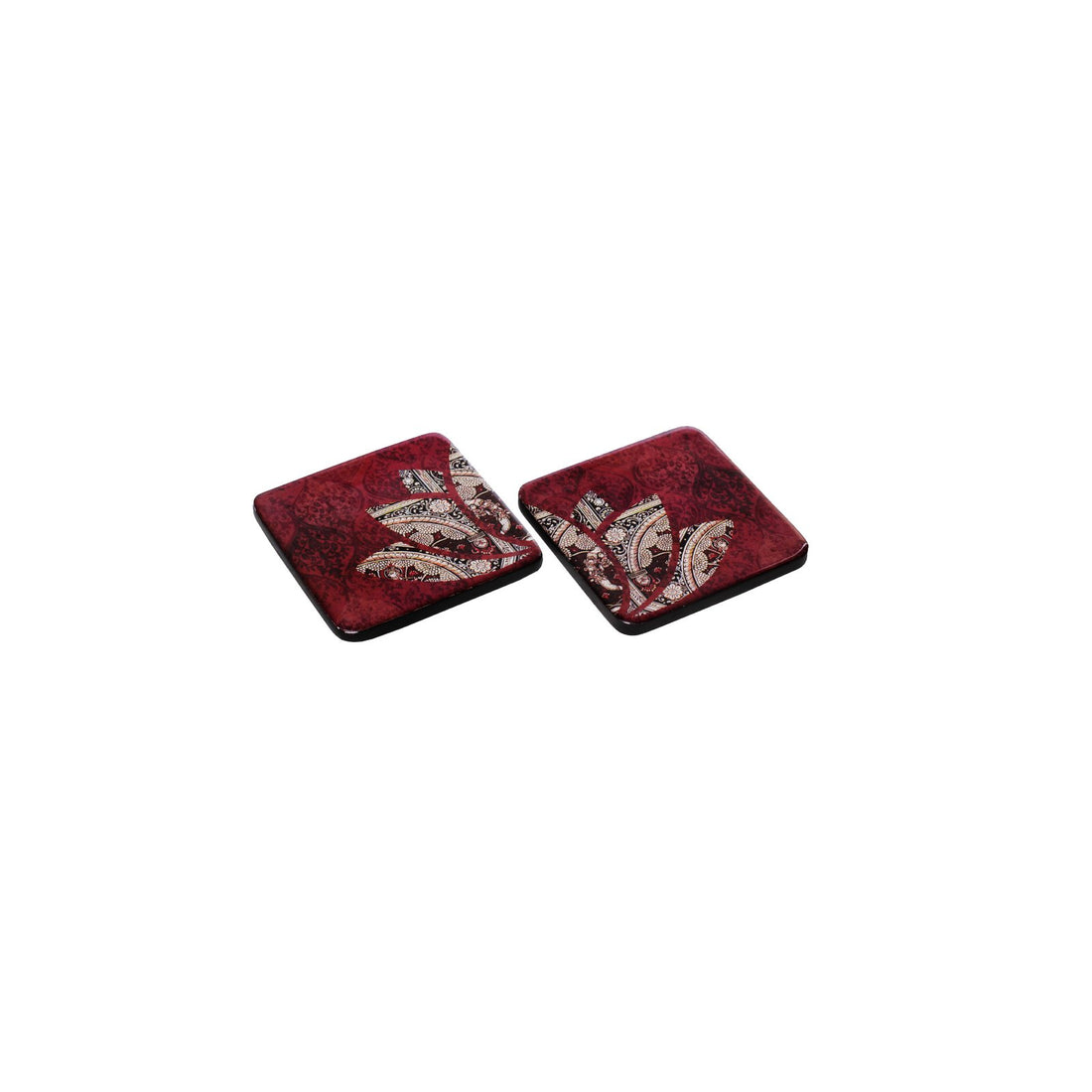 Set Of Two Pattachitra Coasters