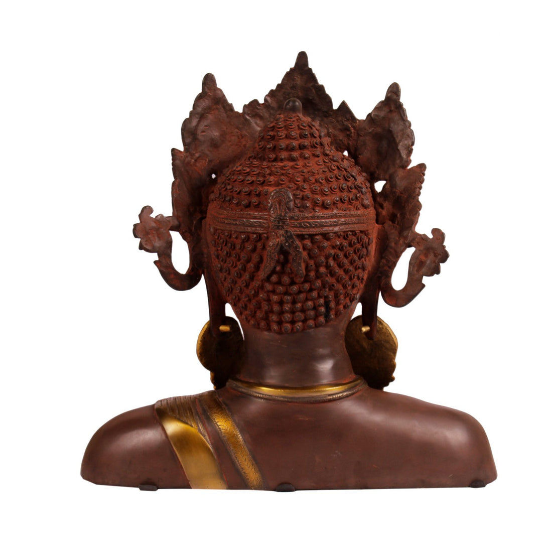 Buddha With Crown - Brass