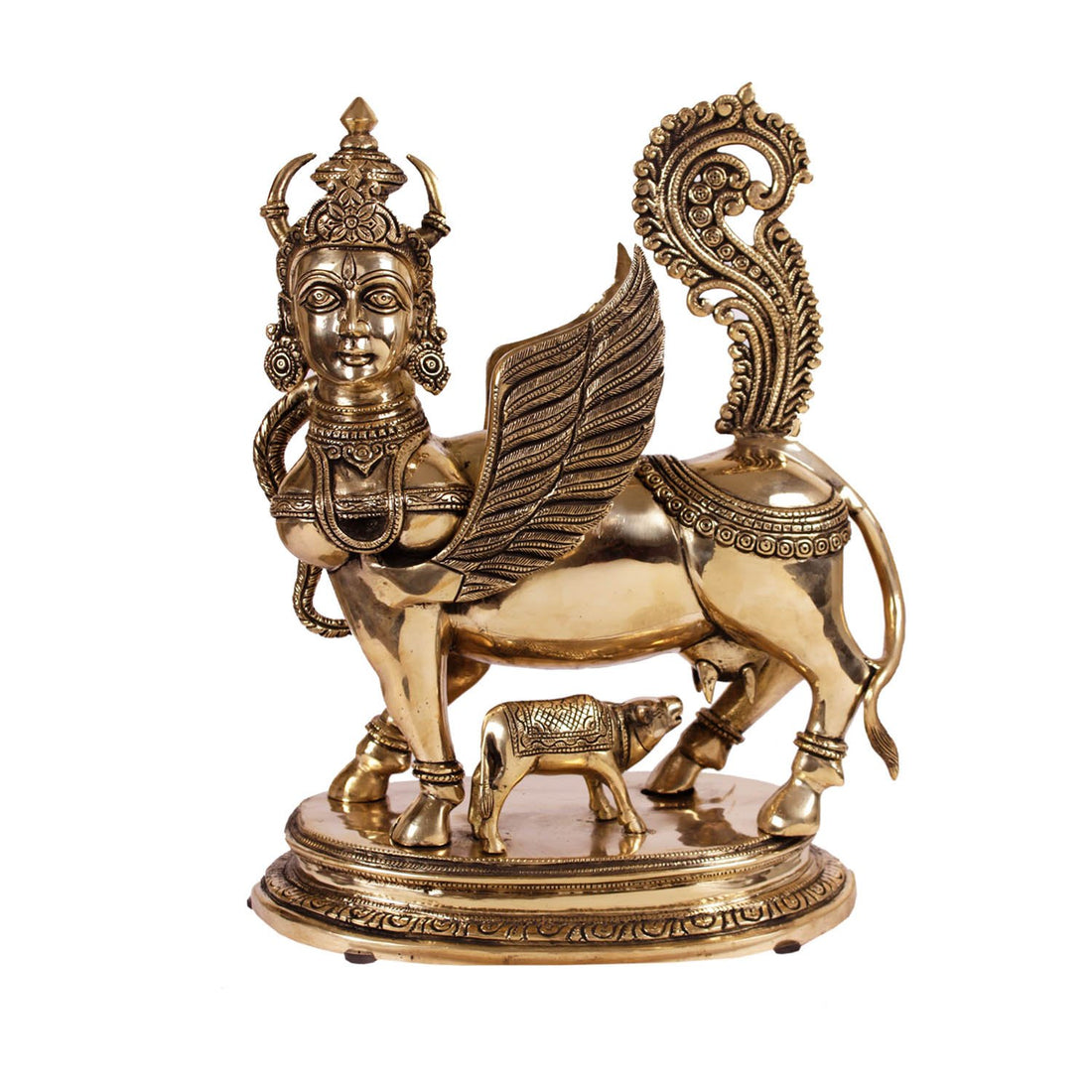 Kamdhenu - Large in Brass