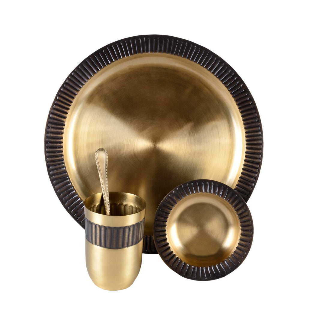 Dinner Set - Brass
